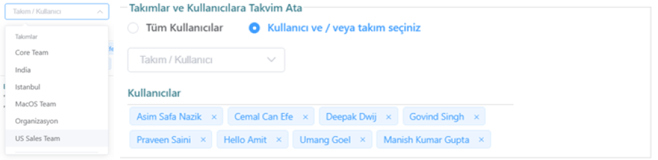 Yeni Çalışma Takvimi Ekleme Nasıl Yapılır