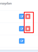 Çalışma Takvimi Silme Nasıl Yapılır